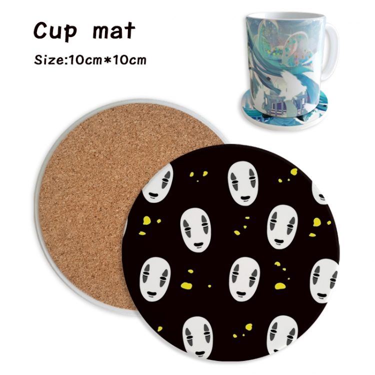 TOTORO Anime ceramic water absorbing and heat insulating coasters price for 5 pcs