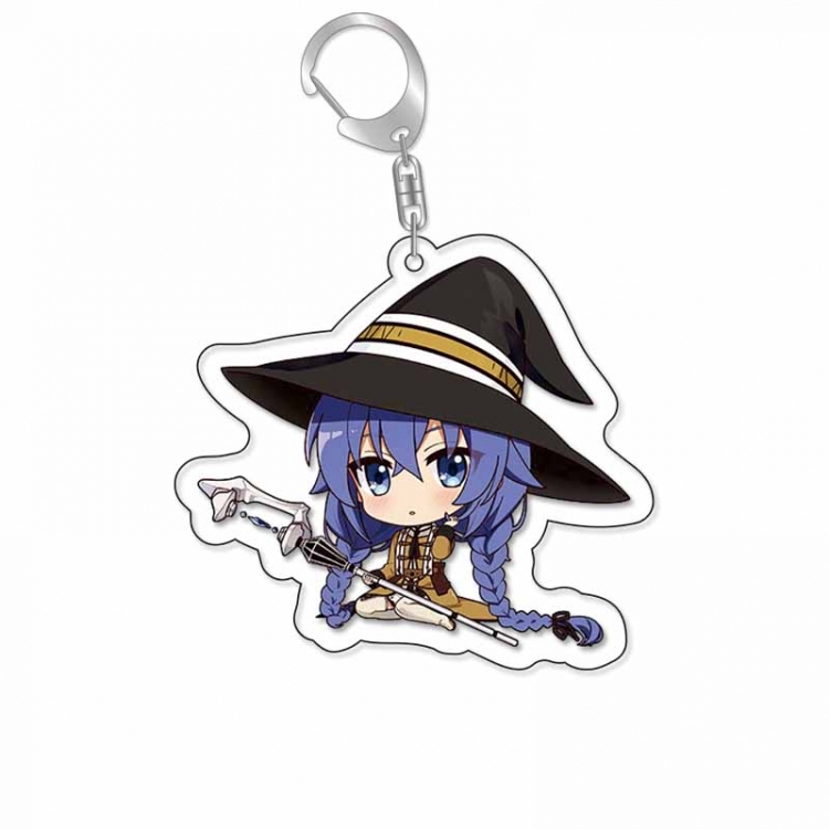 Jobless Reincarnat Anime Acrylic Keychain Charm price for 5 pcs 16619
