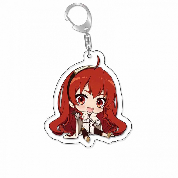 Jobless Reincarnat Anime Acrylic Keychain Charm price for 5 pcs 16620