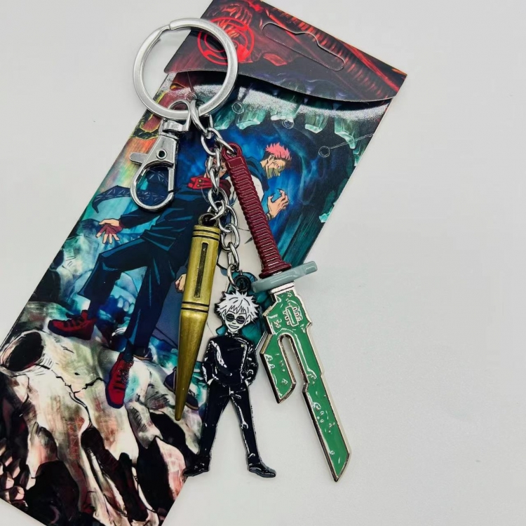 Jujutsu Kaisen Animation cartoon 3 pendant key chain pendant