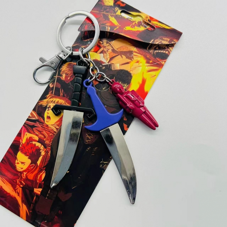 Berserk Animation cartoon 3 pendant key chain pendant