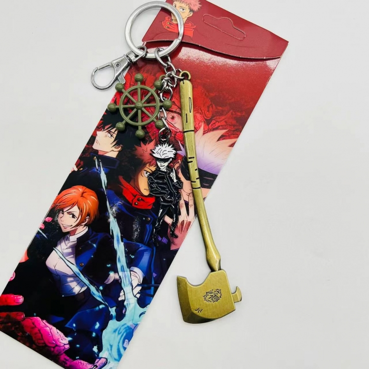 Jujutsu Kaisen Animation cartoon 3 pendant key chain pendant