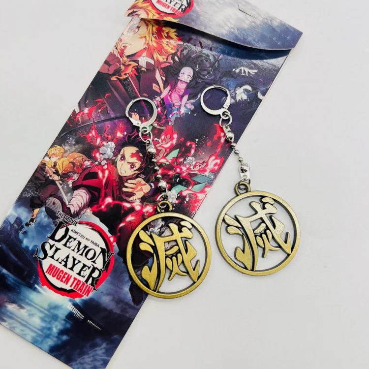 Demon Slayer Kimets Anime peripheral earrings pendant jewelry