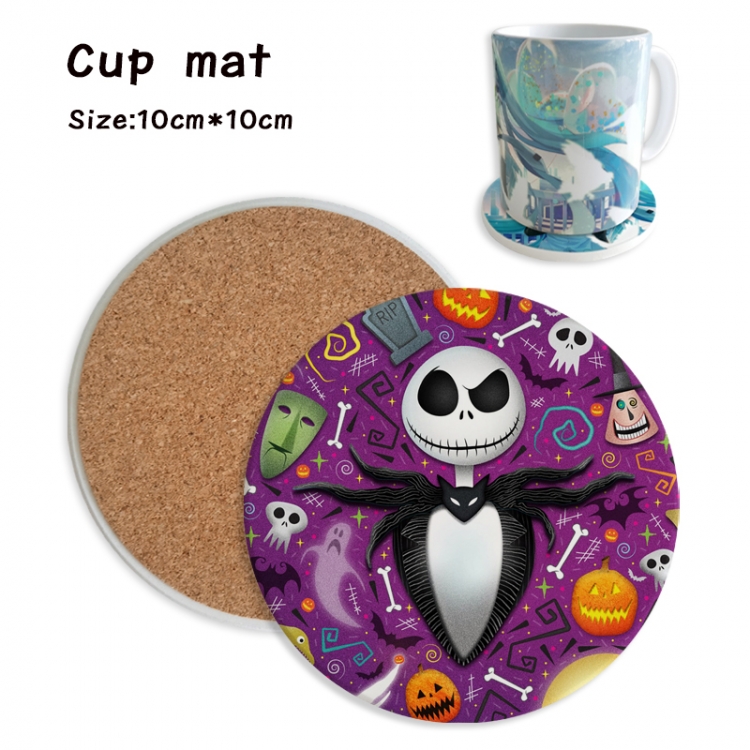 The Nightmare Before Christmas Anime ceramic water absorbing and heat insulating coasters price for 5 pcs