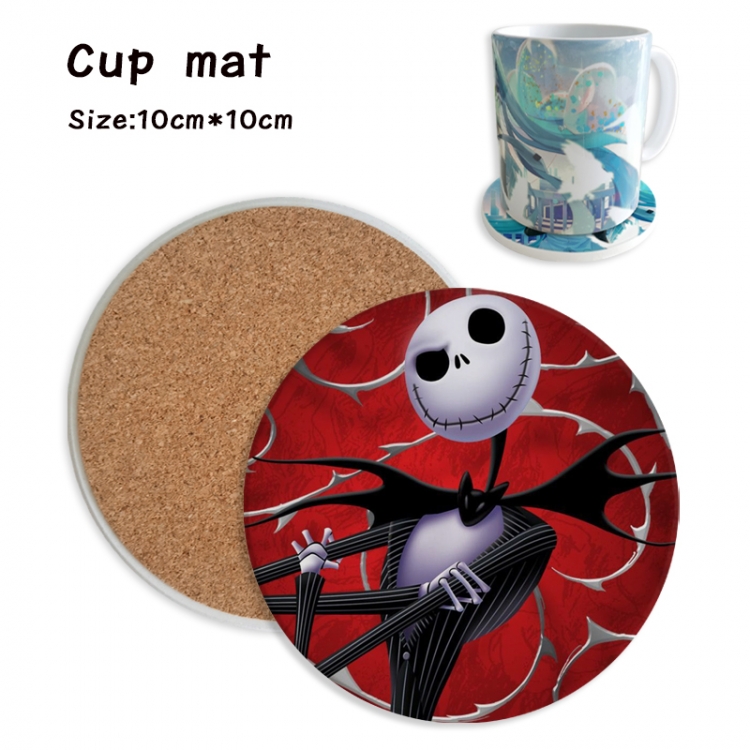 The Nightmare Before Christmas Anime ceramic water absorbing and heat insulating coasters price for 5 pcs