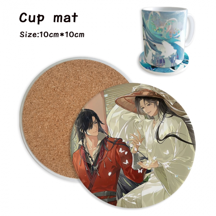 Heaven Official's Blessing Anime ceramic water absorbing and heat insulating coasters price for 5 pcs