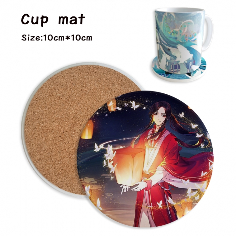 Heaven Official's Blessing Anime ceramic water absorbing and heat insulating coasters price for 5 pcs