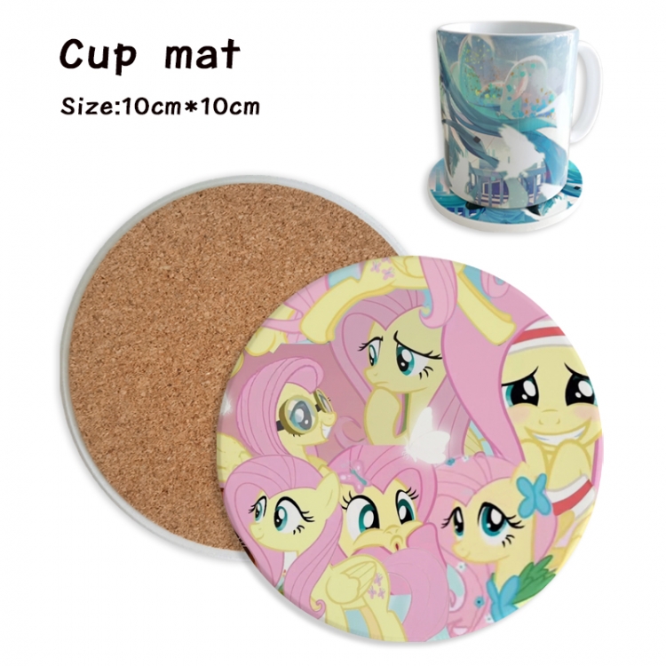 My Little Pony Anime ceramic water absorbing and heat insulating coasters price for 5 pcs