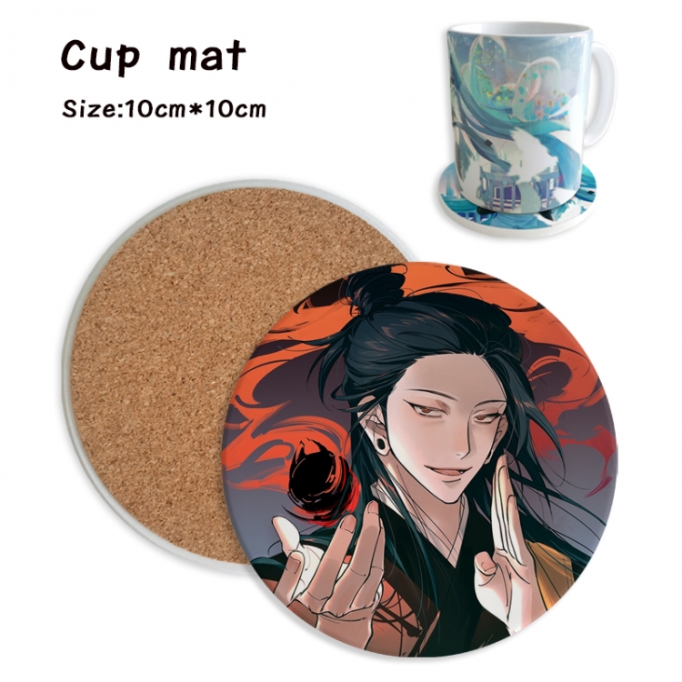 Jujutsu Kaisen Anime ceramic water absorbing and heat insulating coasters price for 5 pcs