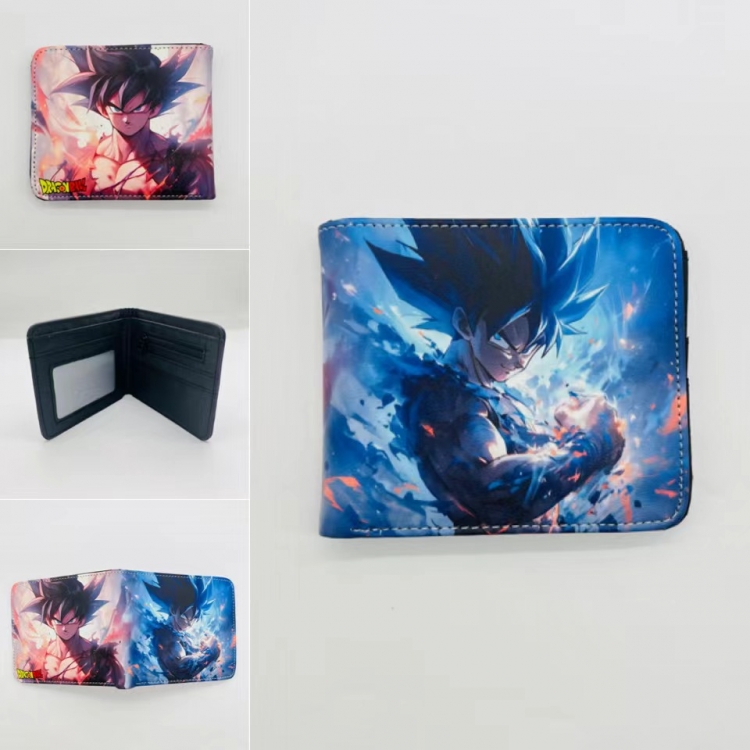 DRAGON BALL Full color Two fold short card case wallet 11X9.5CM  