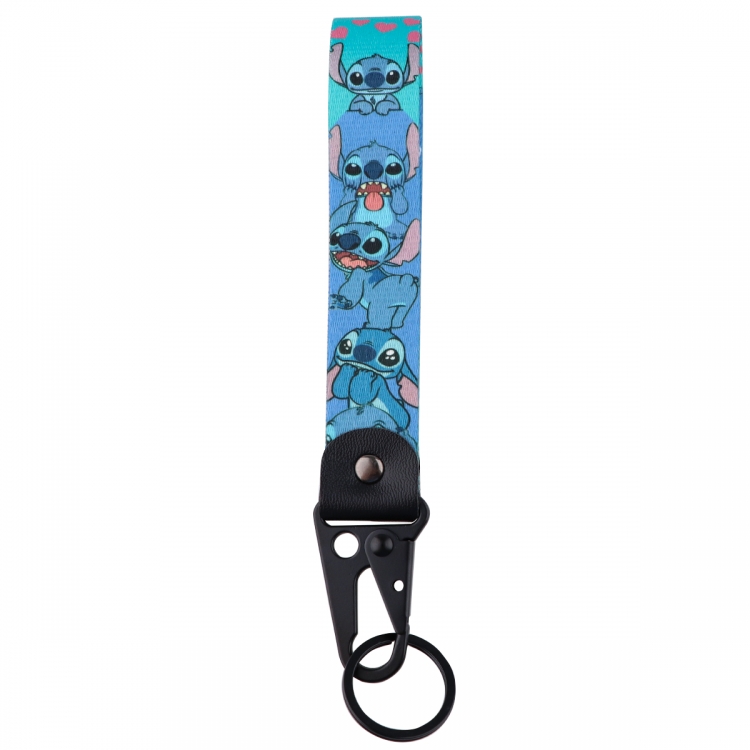  Lilo & Stitch Eagle Mouth Keychain Bag Hanging Piece Leather Rope Thickened Hanging Rope 9x2.5cm 30G price for 5 pcs