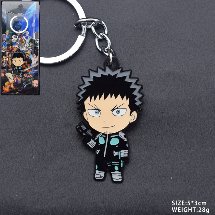 Monster 8 Anime peripheral metal keychain pendant