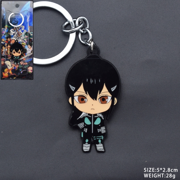Monster 8 Anime peripheral metal keychain pendant