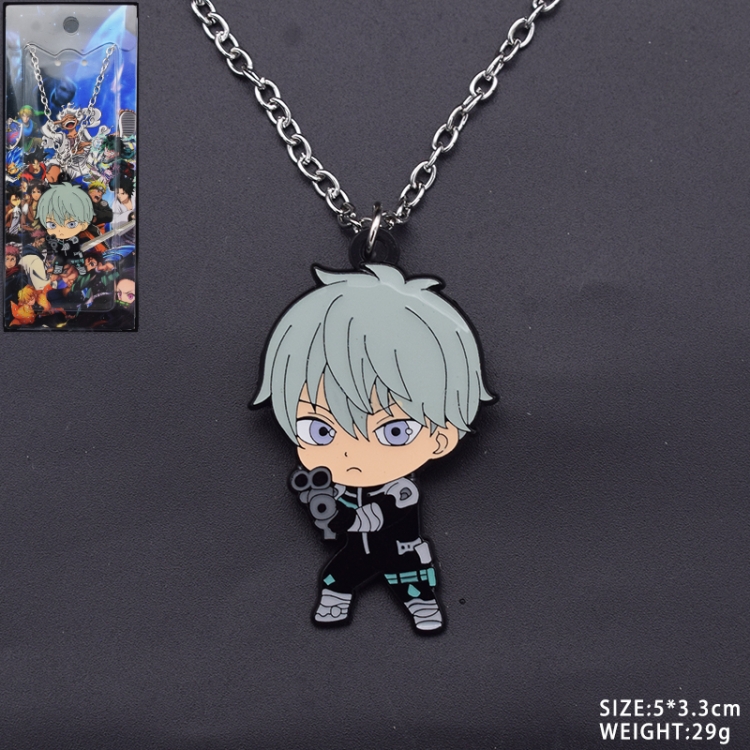  Monster 8 Anime cartoon metal necklace pendant