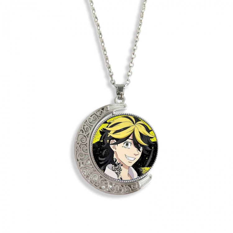 Tokyo Revengers Anime Double sided Crystal Rotating Gem Necklace price for 5 pcs