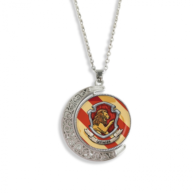 Harry Potter Anime Double sided Crystal Rotating Gem Necklace price for 5 pcs