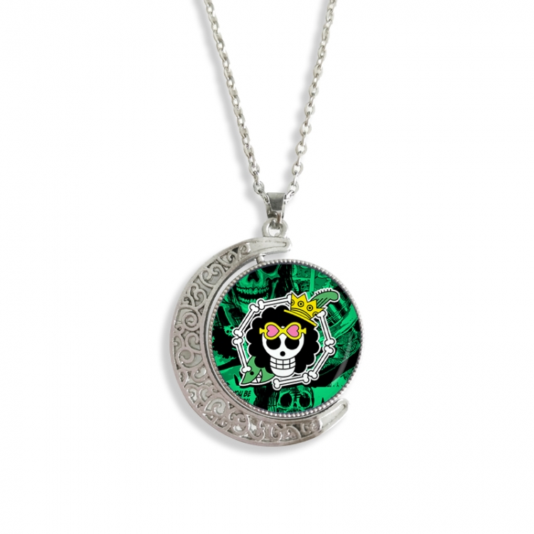 One Piece Anime Double sided Crystal Rotating Gem Necklace price for 5 pcs