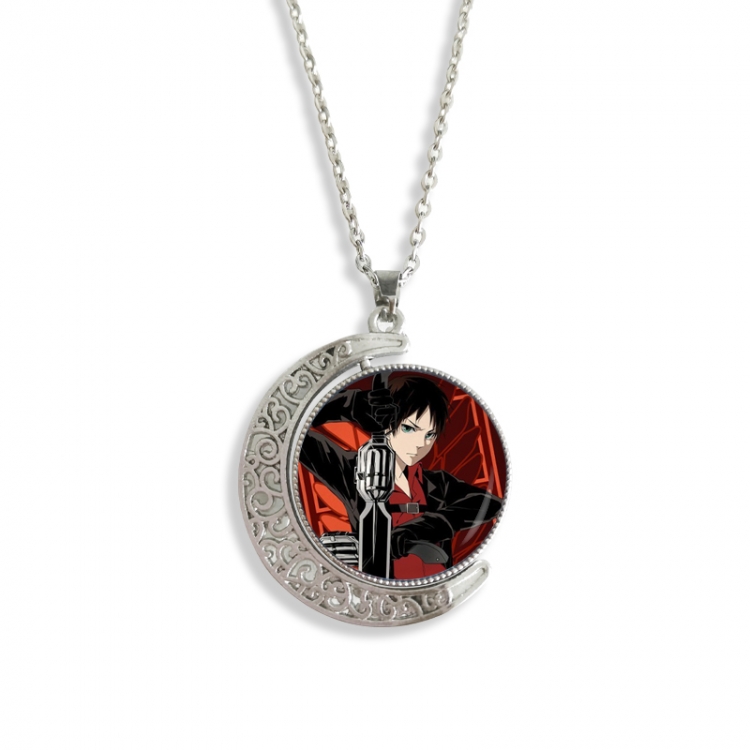 Shingeki no Kyojin Anime Double sided Crystal Rotating Gem Necklace price for 5 pcs