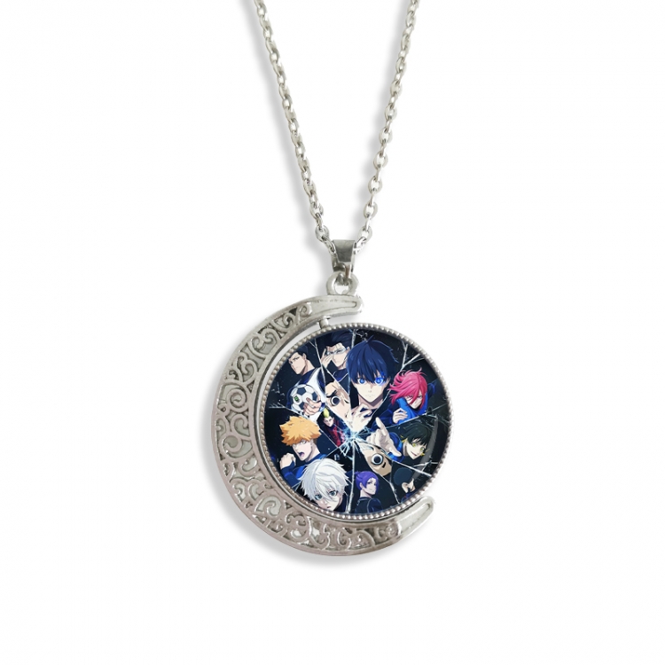 BLUE LOCK Anime Double sided Crystal Rotating Gem Necklace price for 5 pcs