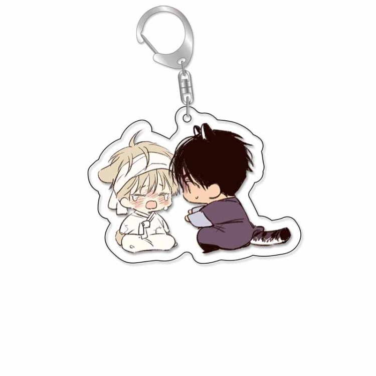 Seaside Night Anime Acrylic Keychain Charm price for 5 pcs 16652