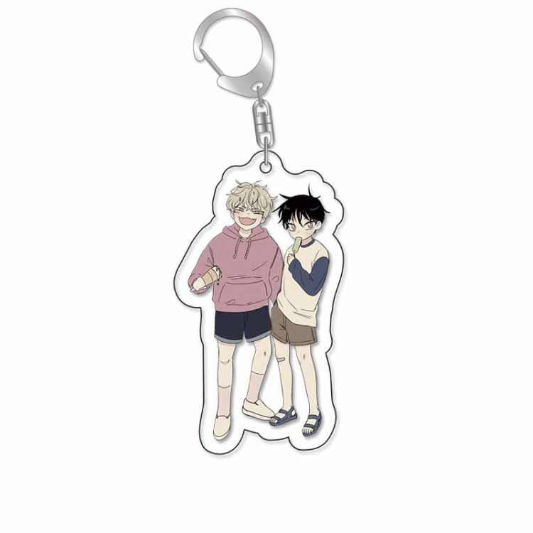 Seaside Night Anime Acrylic Keychain Charm price for 5 pcs 16657