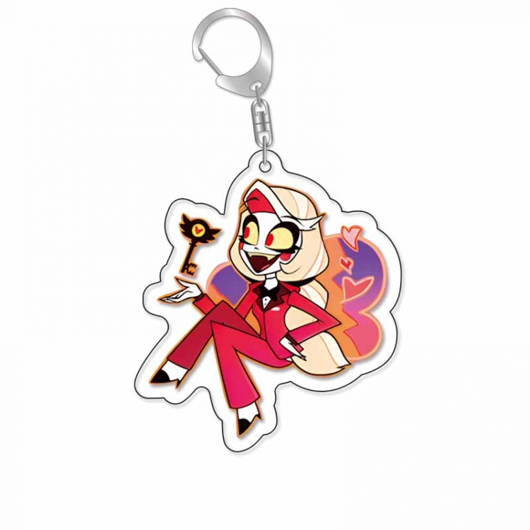 Hazbin Hotel Anime Acrylic Keychain Charm price for 5 pcs 16708
