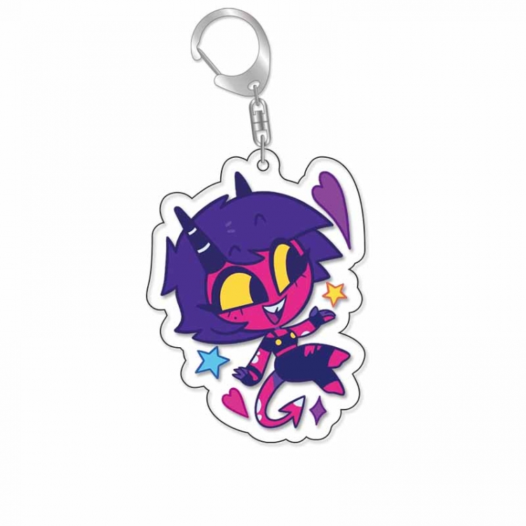 Hazbin Hotel Anime Acrylic Keychain Charm price for 5 pcs 16699