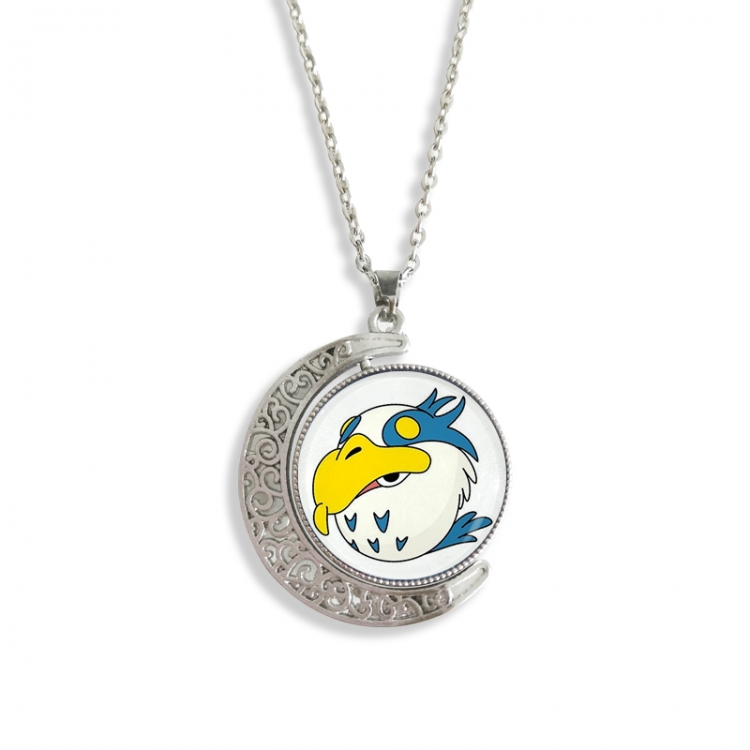 The Boy and the Heron Anime Double sided Crystal Rotating Gem Necklace price for 5 pcs