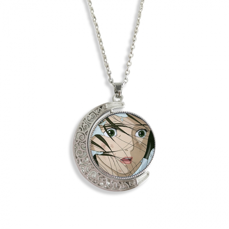 The Boy and the Heron Anime Double sided Crystal Rotating Gem Necklace price for 5 pcs