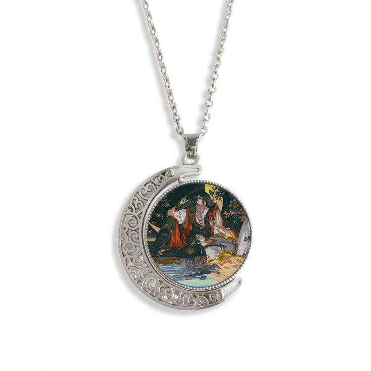 Heaven Official's Blessing Anime Double sided Crystal Rotating Gem Necklace price for 5 pcs