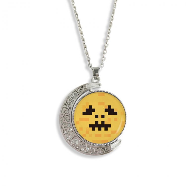 Minecraft Anime Double sided Crystal Rotating Gem Necklace price for 5 pcs