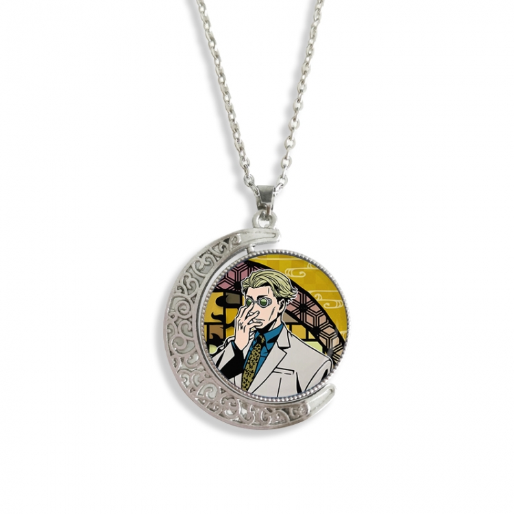 Jujutsu Kaisen Anime Double sided Crystal Rotating Gem Necklace price for 5 pcs
