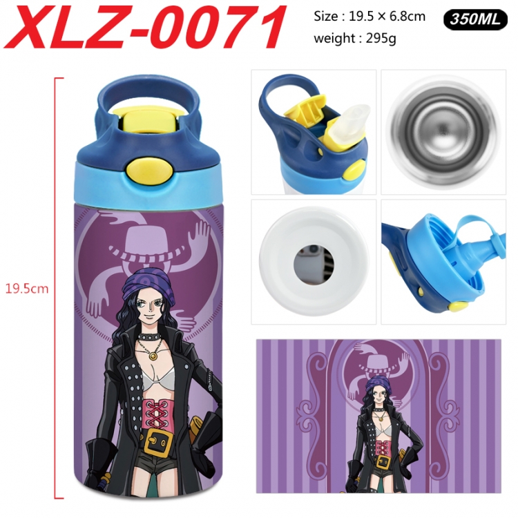 One Piece 304 stainless steel portable insulated cup 19.5X6.8CM 350ml