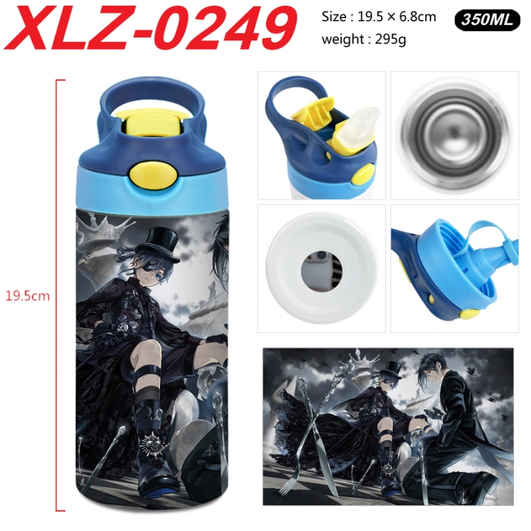 Kuroshitsuji 304 stainless steel portable insulated cup 19.5X6.8CM 350ml