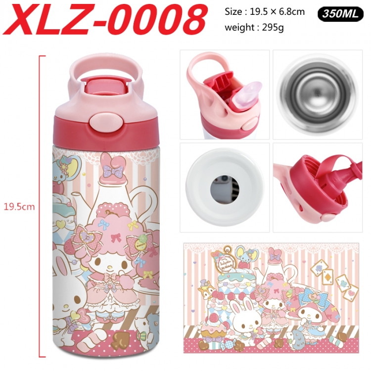 sanrio 304 stainless steel portable insulated cup 19.5X6.8CM 350ml