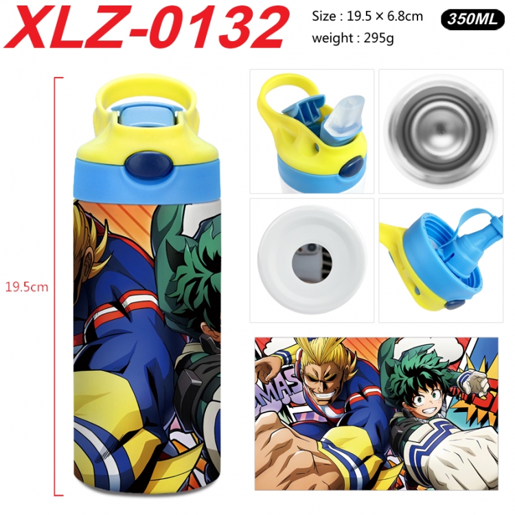My Hero Academia 304 stainless steel portable insulated cup 19.5X6.8CM 350ml