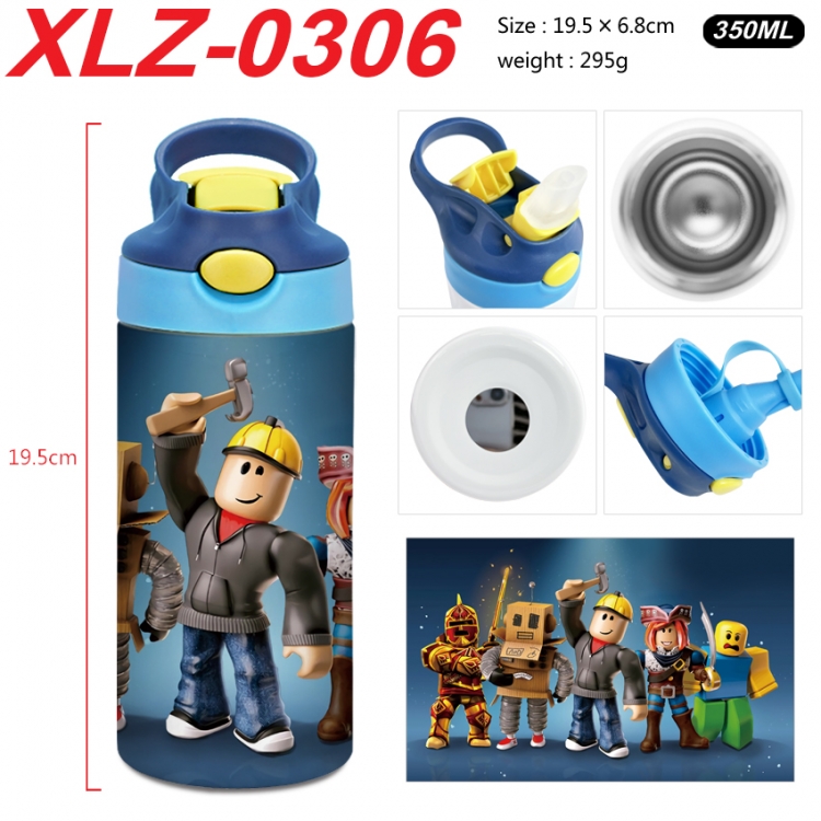 Roblox 304 stainless steel portable insulated cup 19.5X6.8CM 350ml