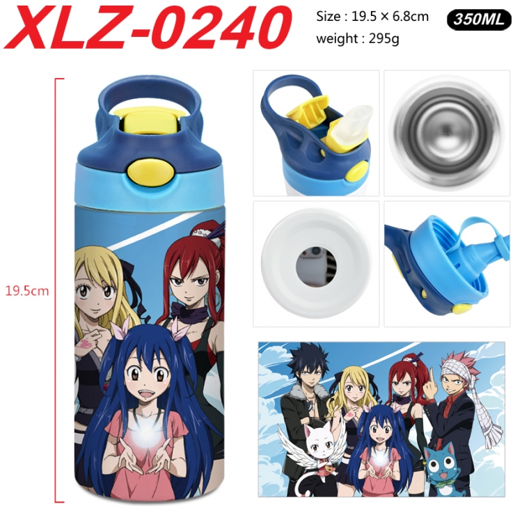 Fairy tail 304 stainless steel portable insulated cup 19.5X6.8CM 350ml