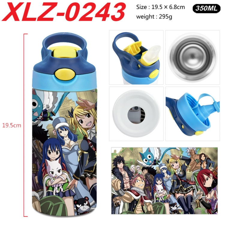 Fairy tail 304 stainless steel portable insulated cup 19.5X6.8CM 350ml