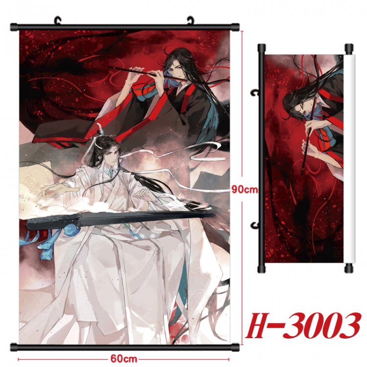 The wizard of the de Anime Black Plastic Rod Canvas Painting Wall Scroll 60X90CM