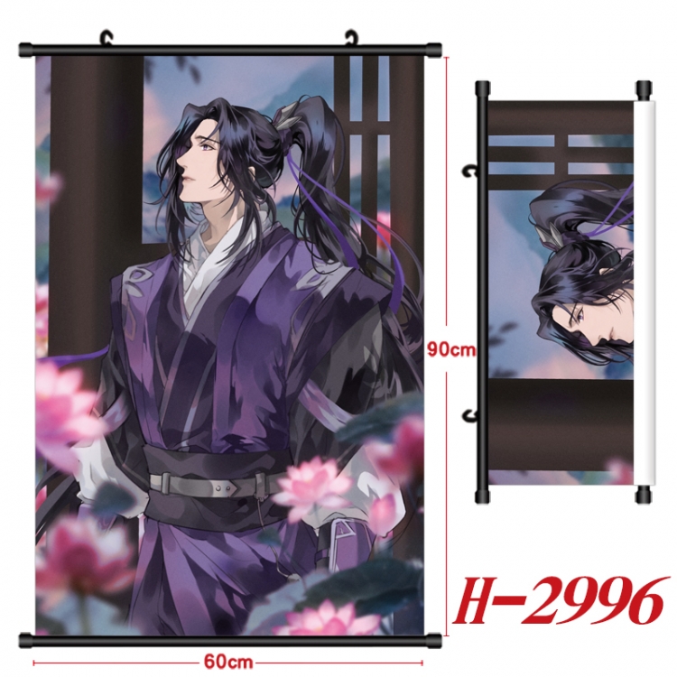 The wizard of the de Anime Black Plastic Rod Canvas Painting Wall Scroll 60X90CM