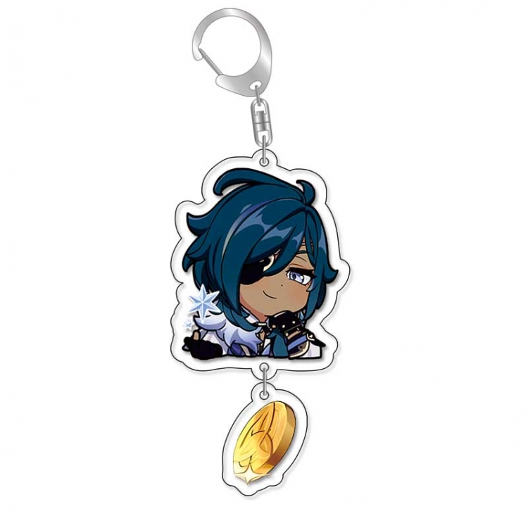 Genshin Impact Anime acrylic Pendant Key Chain  price for 5 pcs 16854