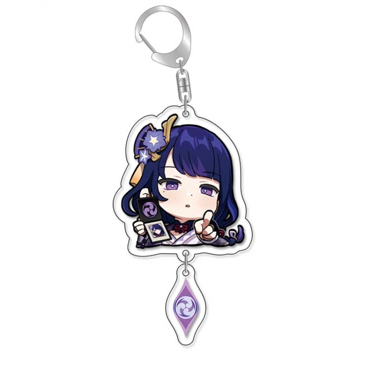 Genshin Impact Anime acrylic Pendant Key Chain  price for 5 pcs 16857