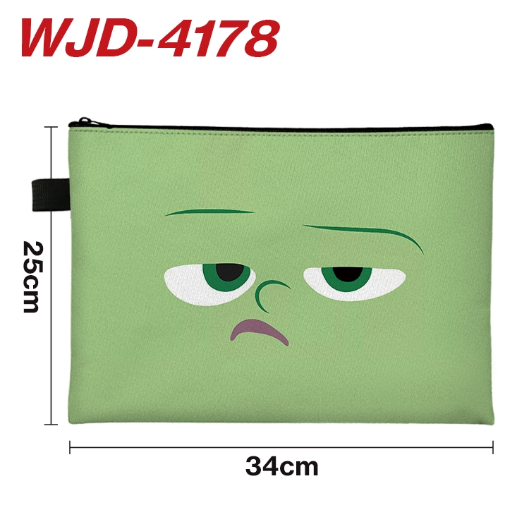 Inside Out Anime Full Color A4 Document Bag 34x25cm 