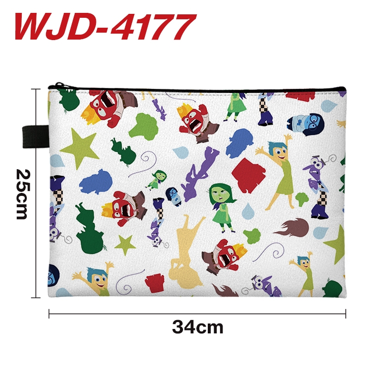 Inside Out Anime Full Color A4 Document Bag 34x25cm 