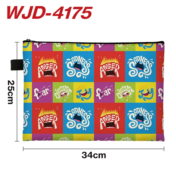 Inside Out Anime Full Color A4 Document Bag 34x25cm 