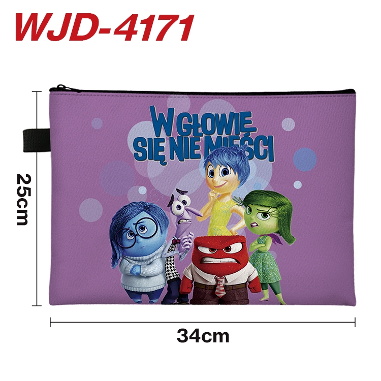 Inside Out Anime Full Color A4 Document Bag 34x25cm 