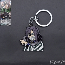 Demon Slayer Kimets 动漫周边金属钥匙扣挂...