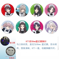 Girls Band Cry Anime round Ast...