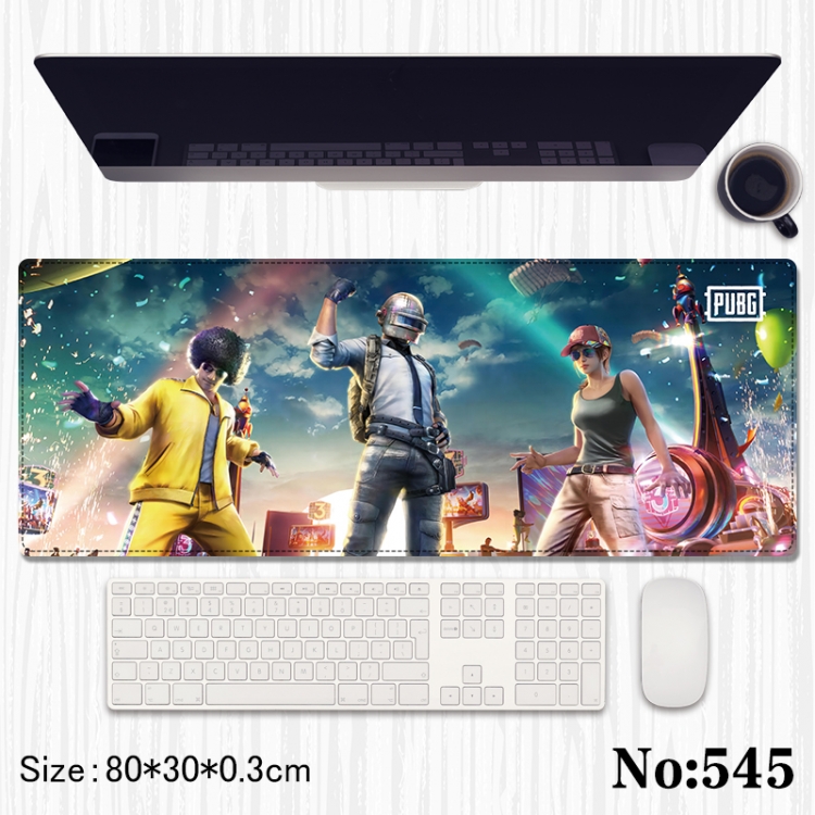 Game for Peace Anime peripheral computer mouse pad office desk pad multifunctional pad 80X30X0.3cm